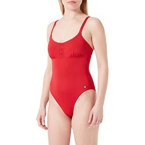 Haute pression Maillot de Bain Une pièce Femme, Rouge Fonce, 44 grande taille