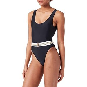 Haute pression Eendelig badpak voor dames, Zwart, 34