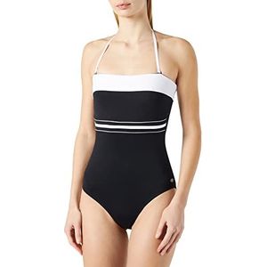 Haute Pression Dames D1006 badpak, zwart (zwart/wit), 36, zwart (zwart/wit)., 36