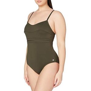 Haute pression Badpak voor dames A1001, Groen (Kaki), 46