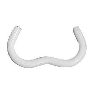 EDMA 42900 Omega 20 nietjes, Galva, wit gelamineerd