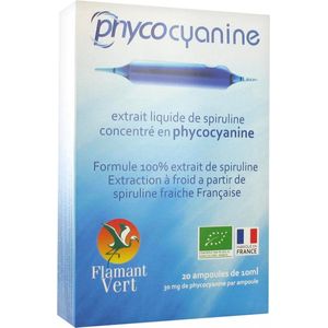 Flamant Vert Phycocyanin Organic 20 Ampullen