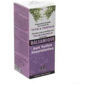 Hoestdrank - Thijm en Propolis - Met Essentiële Oliën van Den, Eucalyptus en Munt