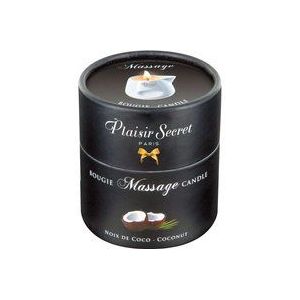 Plaisirs Secrets Massagekaars Kokos - 80 ml