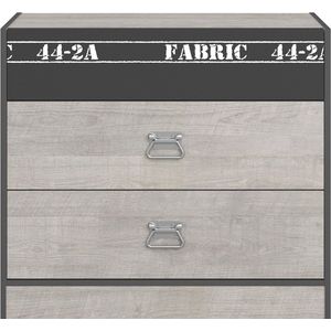 Parisot Fabric - Ladekast - bruin - Hout