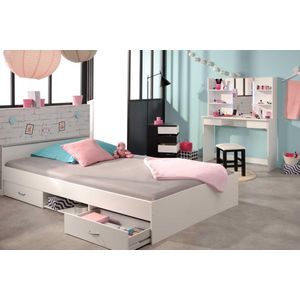 Parisot - Bed Alma s - 140x190 - Wit