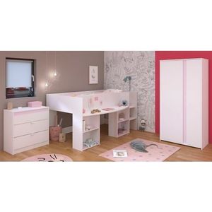 Parisot Kinderzimmer Set 3tlg "Pirouette 12"  Weiß