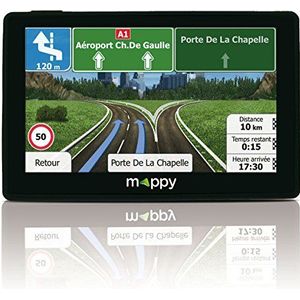 Mappy Ulti X585 Camp GPS (display: 5 inch - 44 landen - gratis update tot 4 keer per jaar) zwart