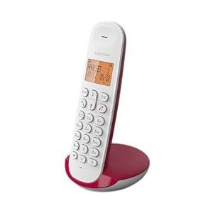 Logicom - ILOA 150 - Huistelefoon Draadloos - zonder antwoordapparaat - 1 Handset - Met Speaker - Dect-telefoon - Framboos