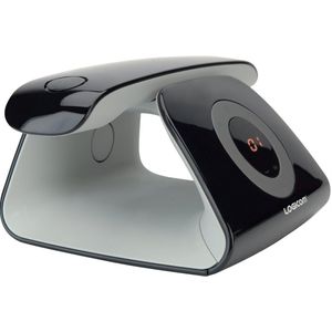 Logicom - Retro Draadloze telefoon - Retro 2 - DECT - Zwart - Antwoordapparaat