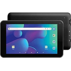Logicom Tablet voor volwassenen 7 inch met 5 MP/AR 2 MP AV-camera, videospeler, wifi, Bluetooth en micro-USB, Android 11, opslag 16 GB, batterij 2500 mAh, SDXC-kaartlezer, zwart