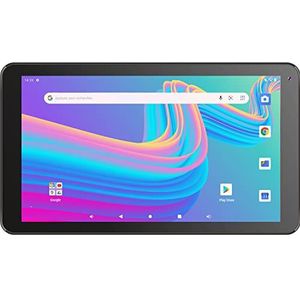 Logicom Tablet 129 multimedia voor volwassenen, 10,1 inch, AV-camera 0,3 MP/AR 2 MP, videospeler, videogesprekken, wifi, bluetooth, micro-USB, Android 11, 16 GB geheugen, 5000 mAh batterij, zwart