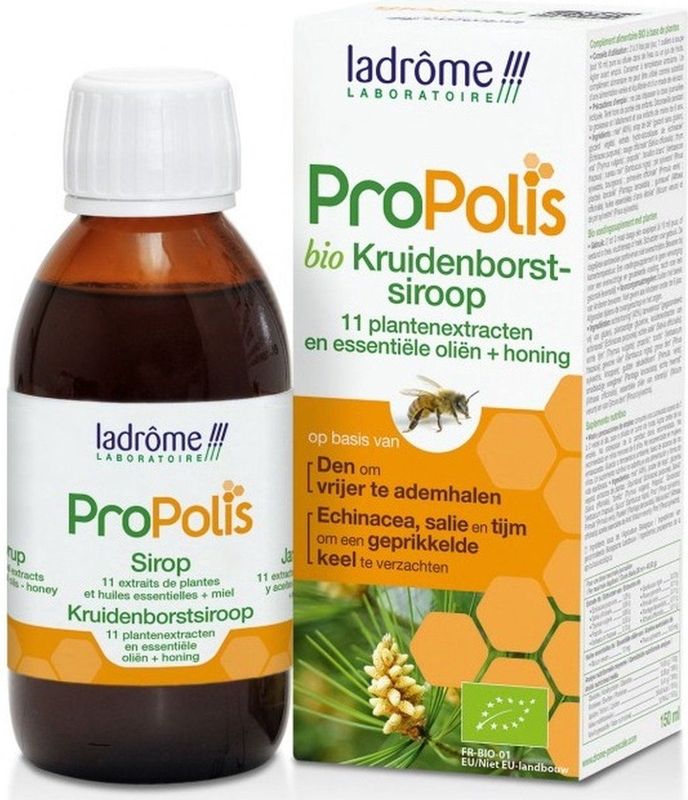 Ladrôme - Propolis Hoestsiroop - 100% Biologisch - 200 ml