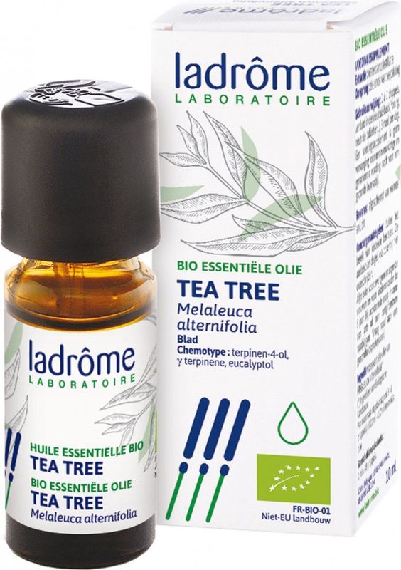 Pit&Pit - Tea Tree etherische olie bio 10 ml - Frisse kruidige geur - Zuiverend
