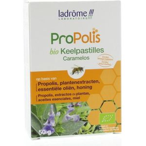 Ladrome Propolis keelpastille bio 50g