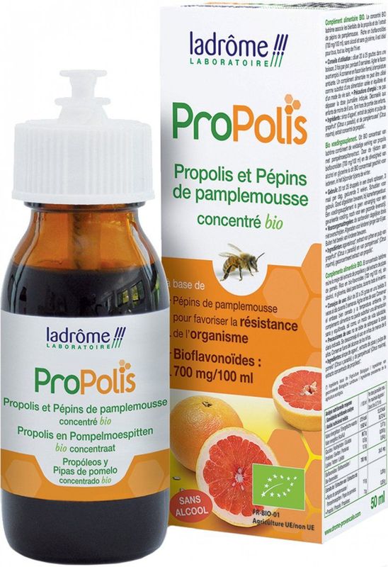 Ladrôme - Propolis Pompelmoes Concentraat - Bio Voedingssupplement - 100 ml