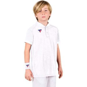 Tecnifibre Team Mesh Polo Met Korte Mouwen Wit 6-8 Years