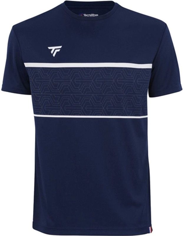 Tennisshirt Tecnifibre Men Team Tech Marine