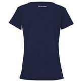 Tennisshirt Tecnifibre Women Team Cotton Marine