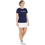 Tennisshirt Tecnifibre Women Team Cotton Marine
