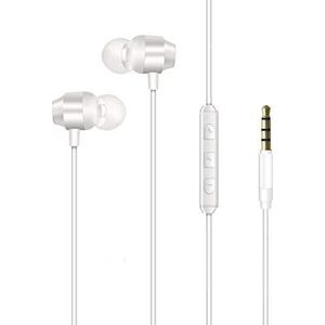 Energizer Classic Hoofdtelefoon CIA10 - bedrade hoofdtelefoon met 3,5 mm aansluiting (wit) (Bedraad), Koptelefoon, Wit