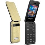 Energizer FLIP TELEFOON DIAMANTEN E282SCD GD (2.80"", 4 MB, 2 Mpx, 4G), Sleutel mobiele telefoon, Goud