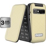 Energizer - Mobile E282SC - 4G - Opvouwbare mobiele telefoon Dual-SIM (MicroSIM) - 3 jaar garantie - Golden