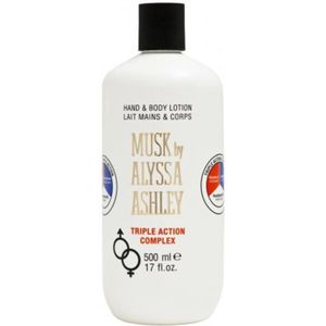 Alyssa Ashley Musk - Hand & Body Triple Action lotion  - 500 ml
