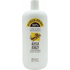 Alyssa Ashley Vrouwengeuren Vanilla Hand & Body Lotion 750 ml (€ 16,17 / 1 l)