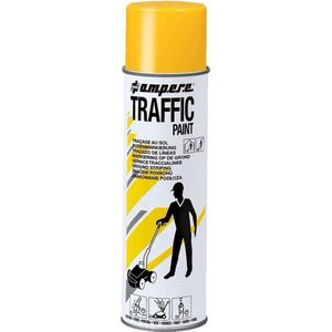 Ampere Traffic paint markeerverf, geel, 500 ml 1 stuk