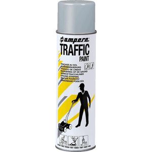 Ampere Traffic paint markeerverf, grijs, 500 ml