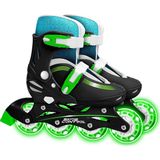 Skids Control Inline Skates Hardboot Verstelbaar Zwart maat 30 33