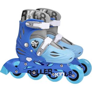 Skids Control Inline Skates Verstelbaar Lichtblauw Maat 30-33