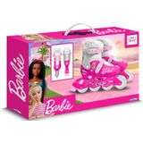 Mattel Barbie Inline Skates Hardboot Verstelbaar Roze Maat 30-33