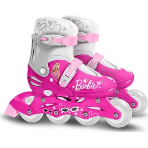 Mattel Barbie Inline Skates Hardboot Verstelbaar Roze Maat 30-33