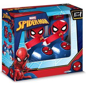 Marvel Spider-man Rolschaatsen Met Bescherming Blauw/rood Maat 23-27