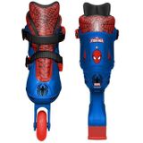 Marvel Spider-man Inline Skates Hardboot Rood/blauw Maat 30-33