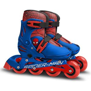 Marvel Spider-man Inline Skates Hardboot Rood/blauw Maat 30-33