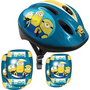 Universal Helm Minions 2 Junior Eps/abs Blauw 5-delig Mt Xs/s