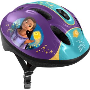 Disney Wish Fietshelm Verstelbaar Junior Paars/Turquoise maat 50 56 cm (S)