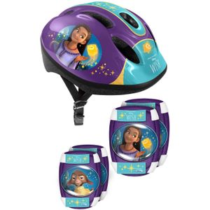 Stamp - Wish Helmet + Elbow & Knee Pads, WI467507, violet