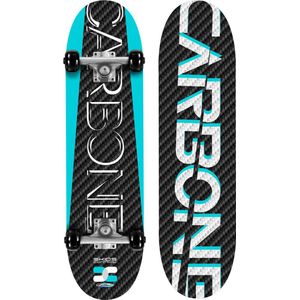skateboard Skids Control carbone zwart/blauw/wit