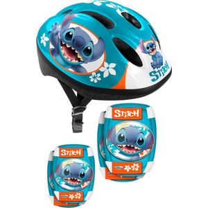 Disney Stitch 5-delige Skatebescherming 52-56 Cm Petrolblauw maat S/m