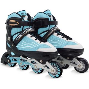 Oxygen inline skates semi-softboot verstelbaar blauw maat 38-41