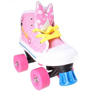 Disney Minnie Mouse Rolschaatsen Meisjes Roze/wit Maat 28