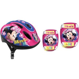 Disney Kinderhelm Met Pads Minnie Mouse Meisjes Roze 5-delig
