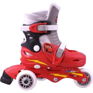 Disney Inline Skates Cars Hardboot Rood Maat 27-30