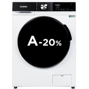 Sharp ES-NFH814CBDA-DE Wasmachine, voorlader, A, 8 kg, 1400 omw/min, adanced inverter-motor, 15 programma's incl. 12 min korte programma en stoomfunctie, AquaStop, zwart