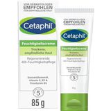 Cetaphil Vochtinbrengende crème, 85 ml, voor droge, gevoelige huid, hydrateert intensief 48 uur en versterkt de weerstand, met vitamine B3, provitamine B5, zonnebloemolie, amandelolie, glycerine