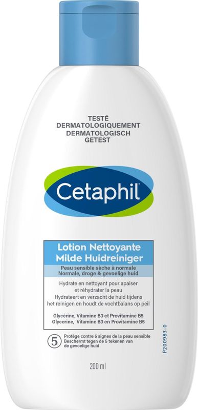 Cetaphil Milde Huidreiniger Zeepvrij - 1 x 200 ml